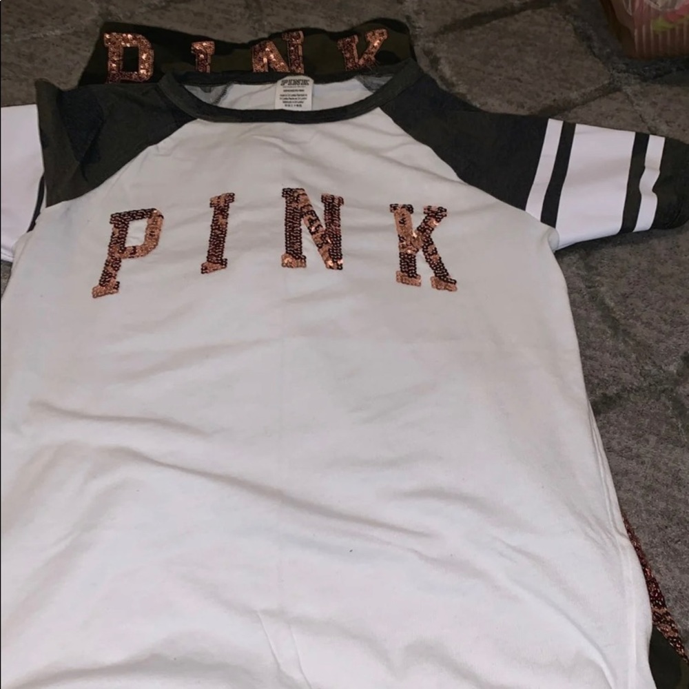 Rose gold and camo set pink